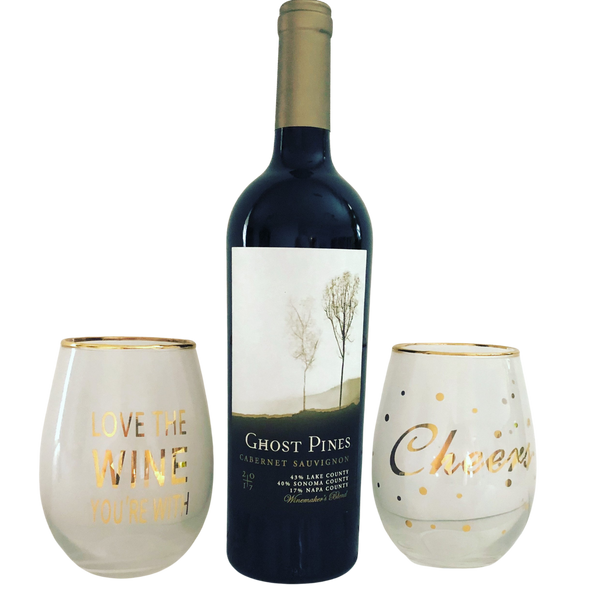 *Novelty Wine Glasses Calgary Gift Baskets By Design Calgary Gift