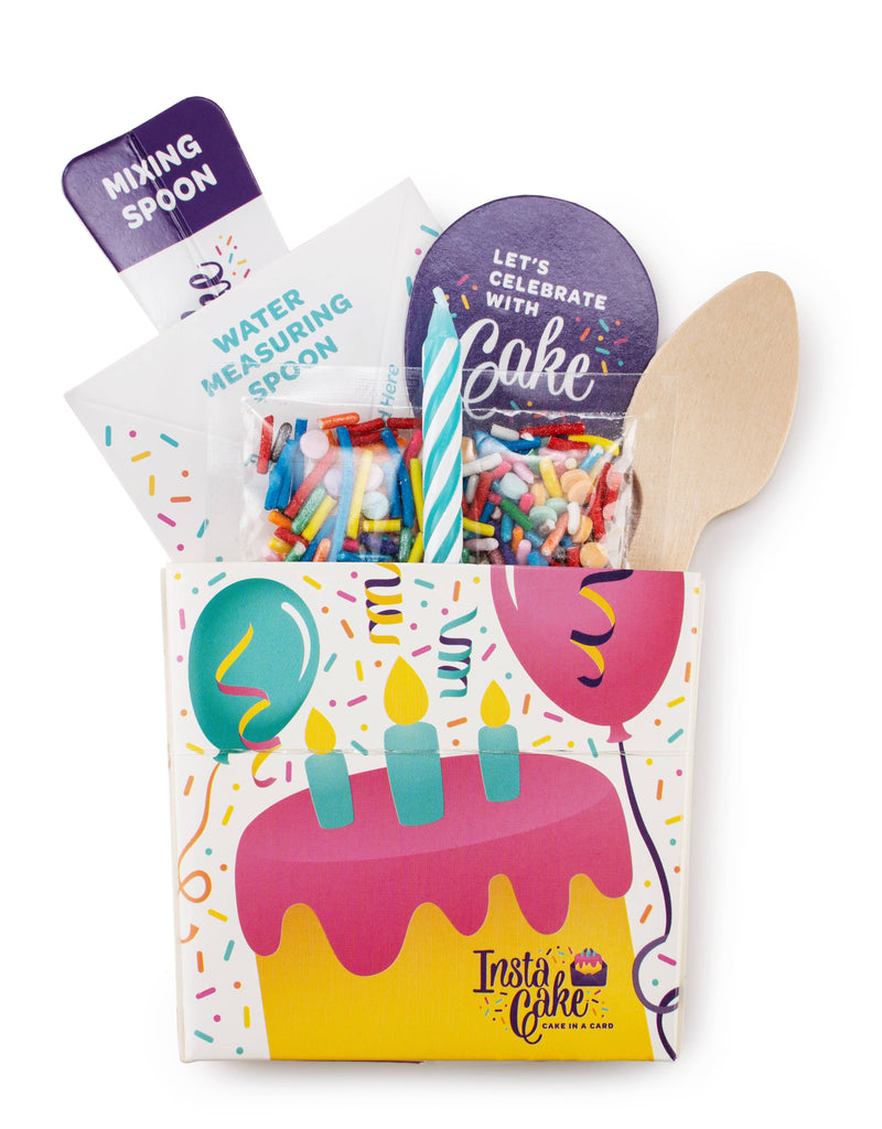 Let's Celebrate Cake Card - Vanilla Confetti