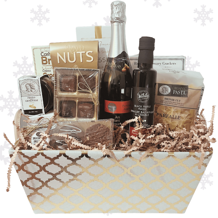 Golden Gourmet Gift Basket