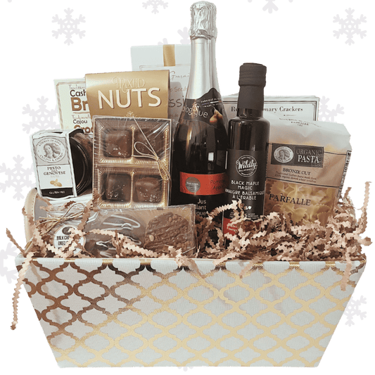 Golden Gourmet Gift Basket