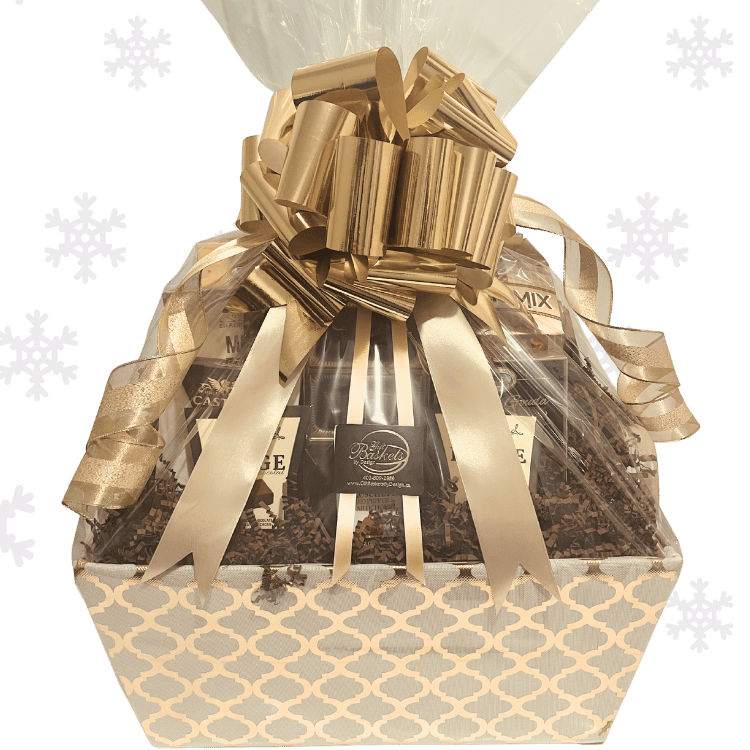 Golden Gourmet Gift Basket