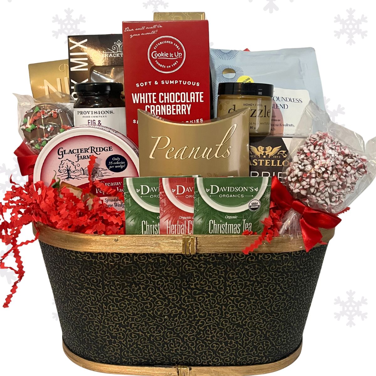 Holiday Coffee & Gourmet Treats Gift Basket