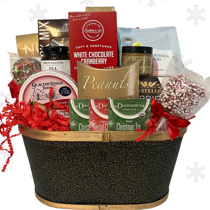 Holiday Coffee & Gourmet Treats Gift Basket