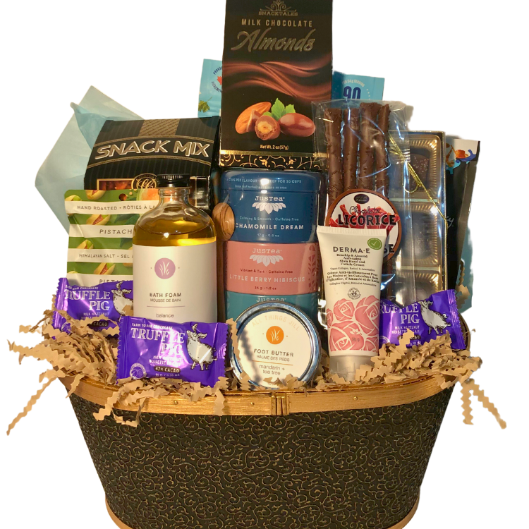 Pamper and Savor Gift Basket