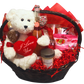Timeless Romantic Valentines Basket