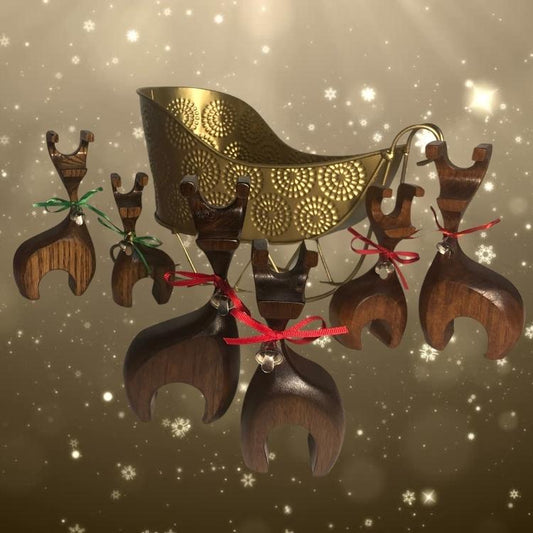 *Locally Hand Crafted Reindeer