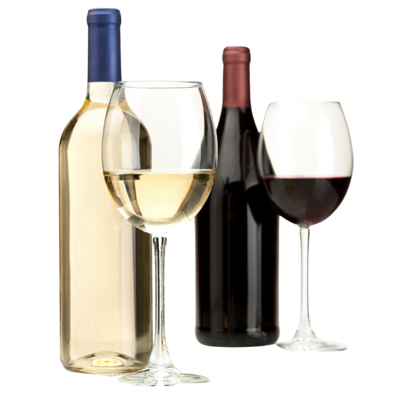 Wine add-on paired with a gift basket for Calgary area delivery